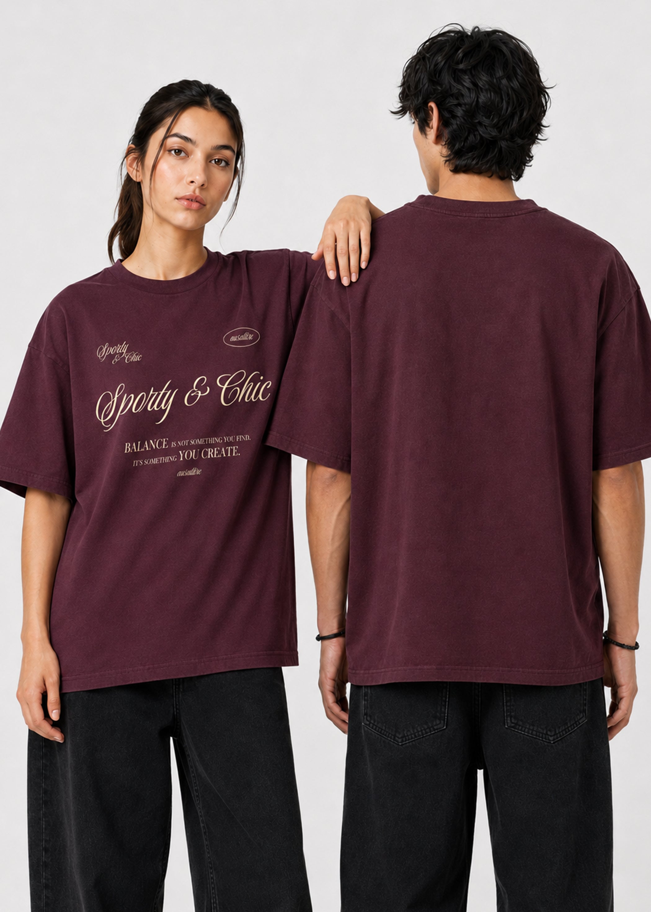 Sporty & Chic Oversized T-Shirt