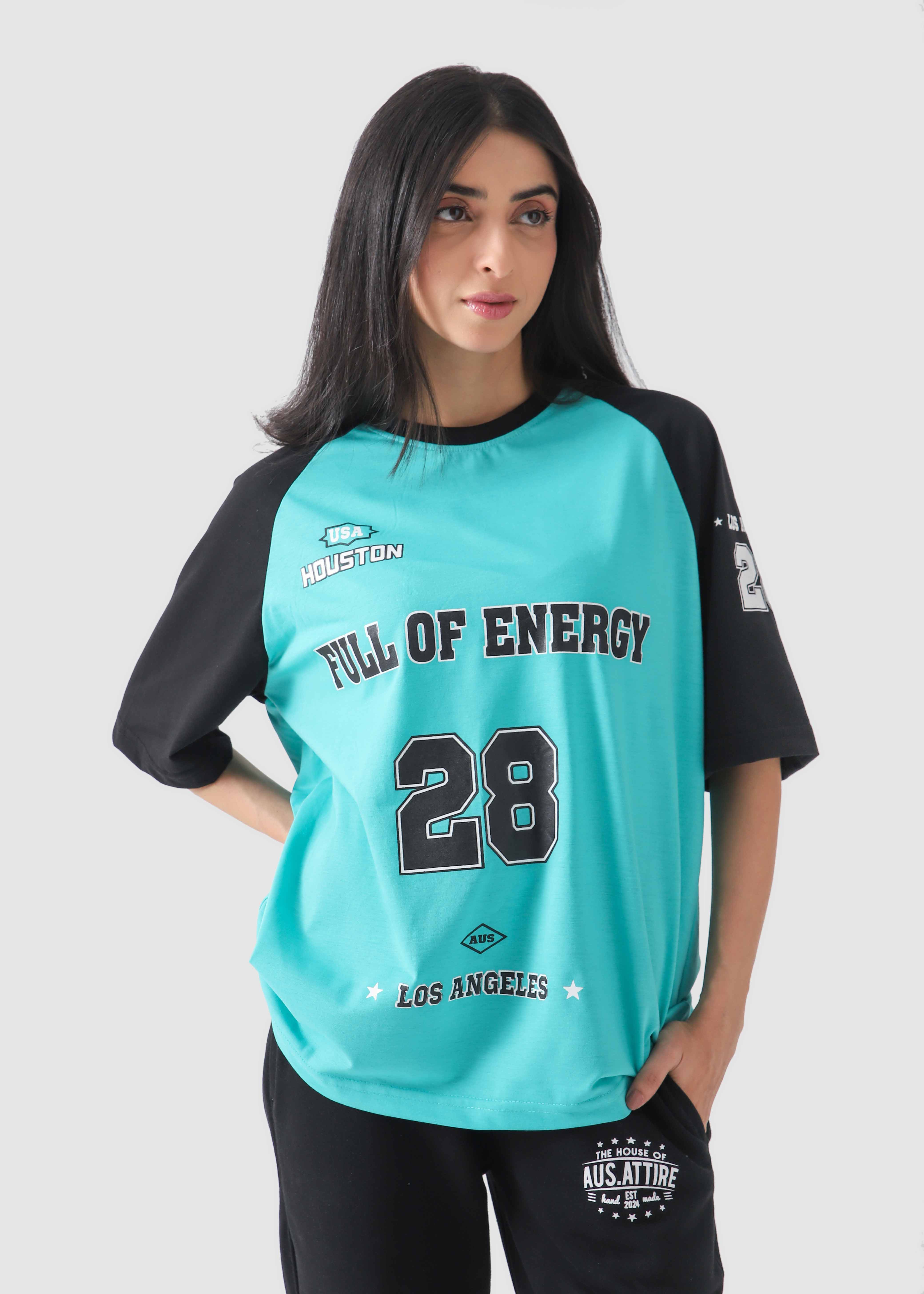 Blue Raglan (Full of Energy)