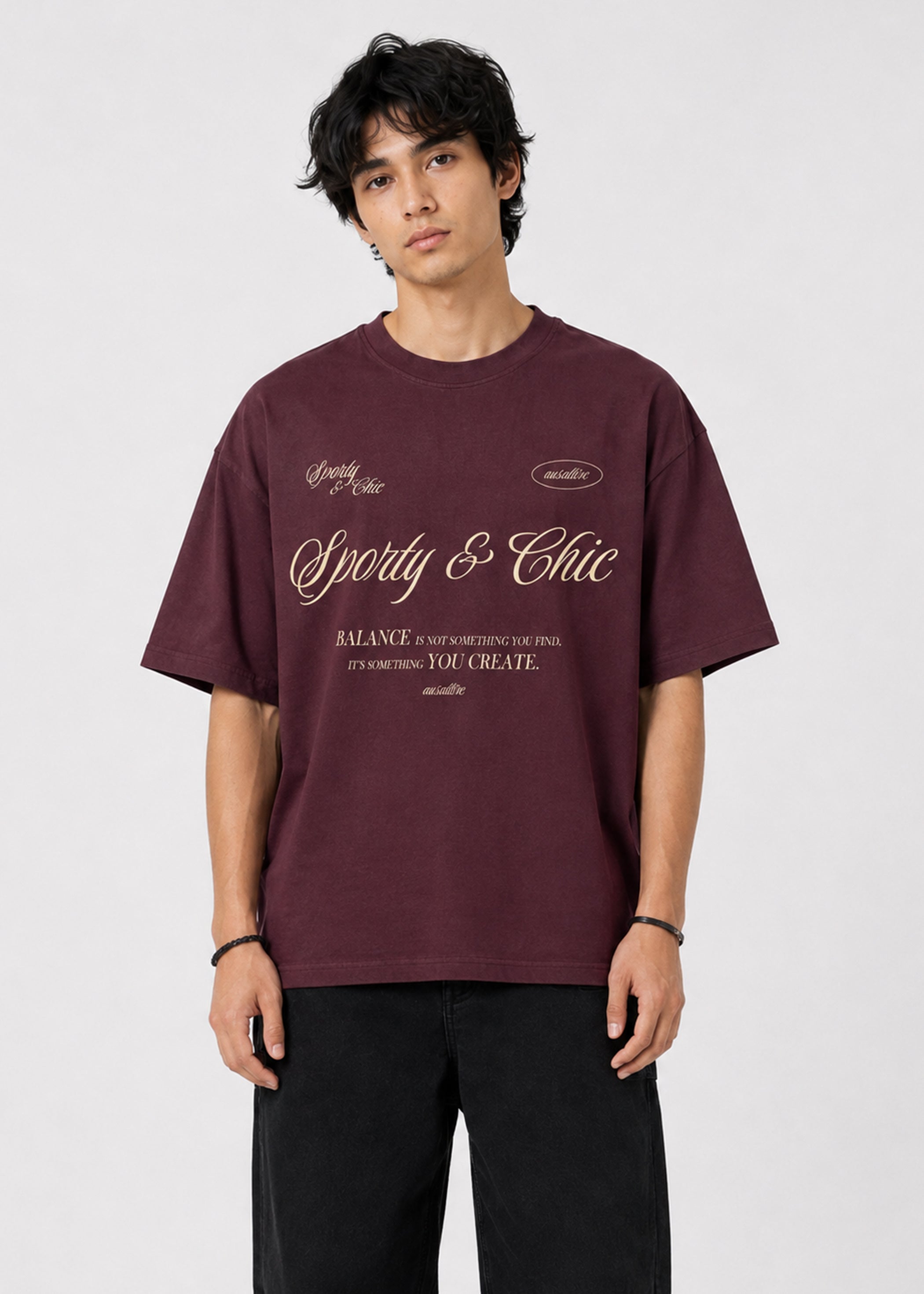 Sporty & Chic Oversized T-Shirt