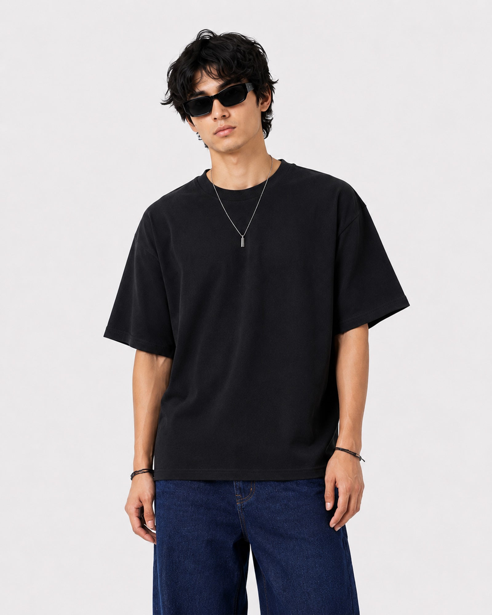 Basic Oversized T-Shirt – Black