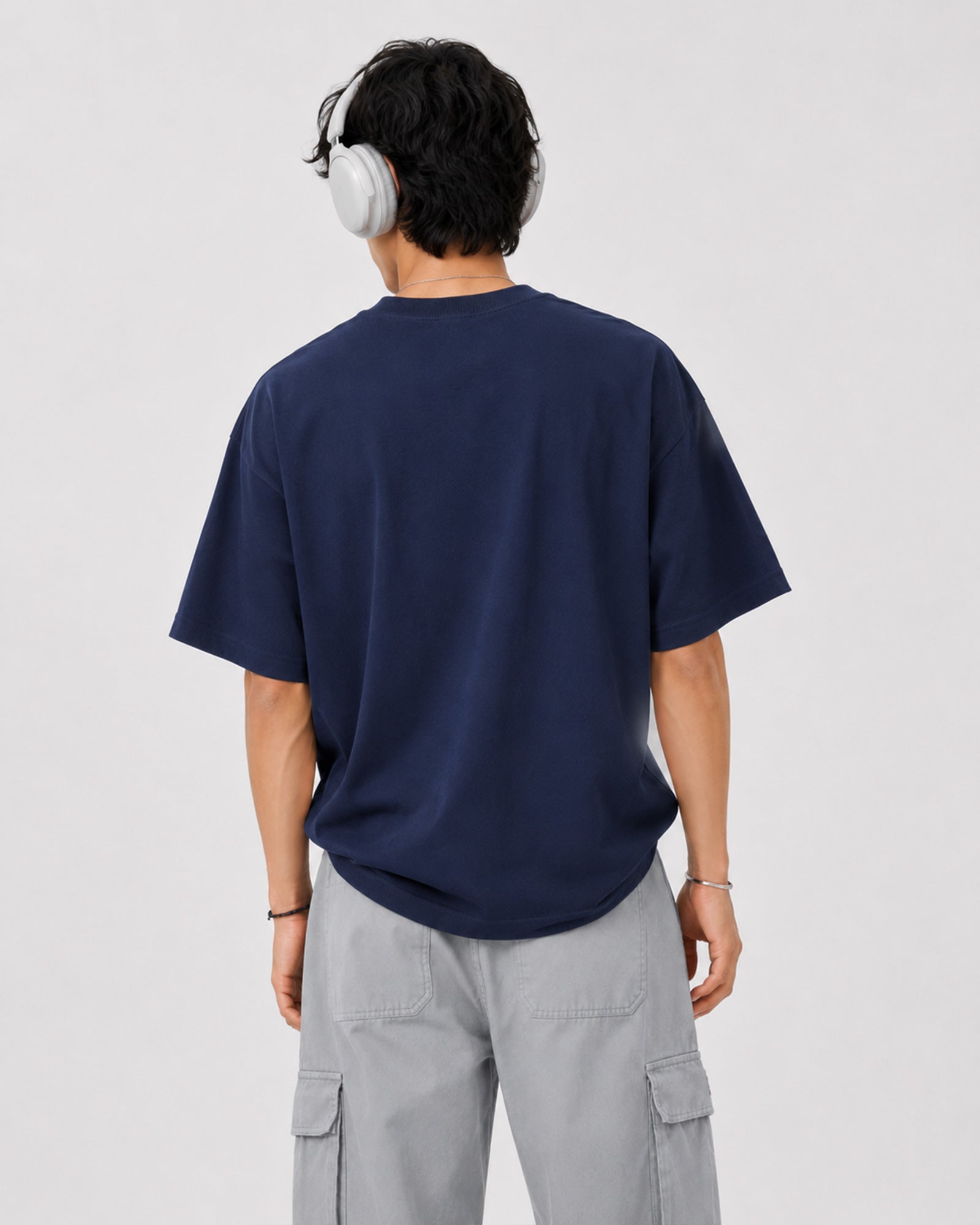 Basic Oversized T-Shirt – Midnight Navy