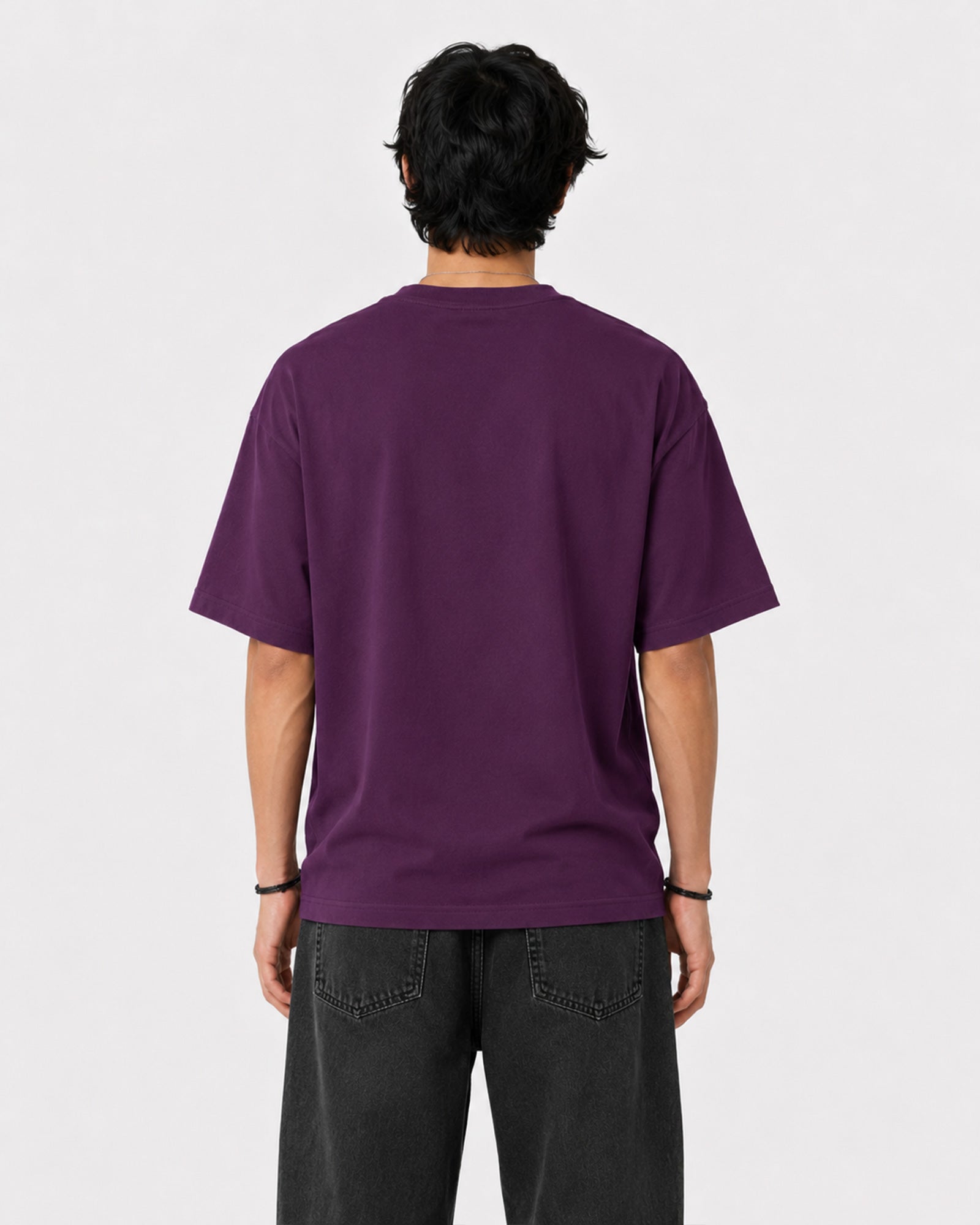 Basic Oversized T-Shirt – Burgundy