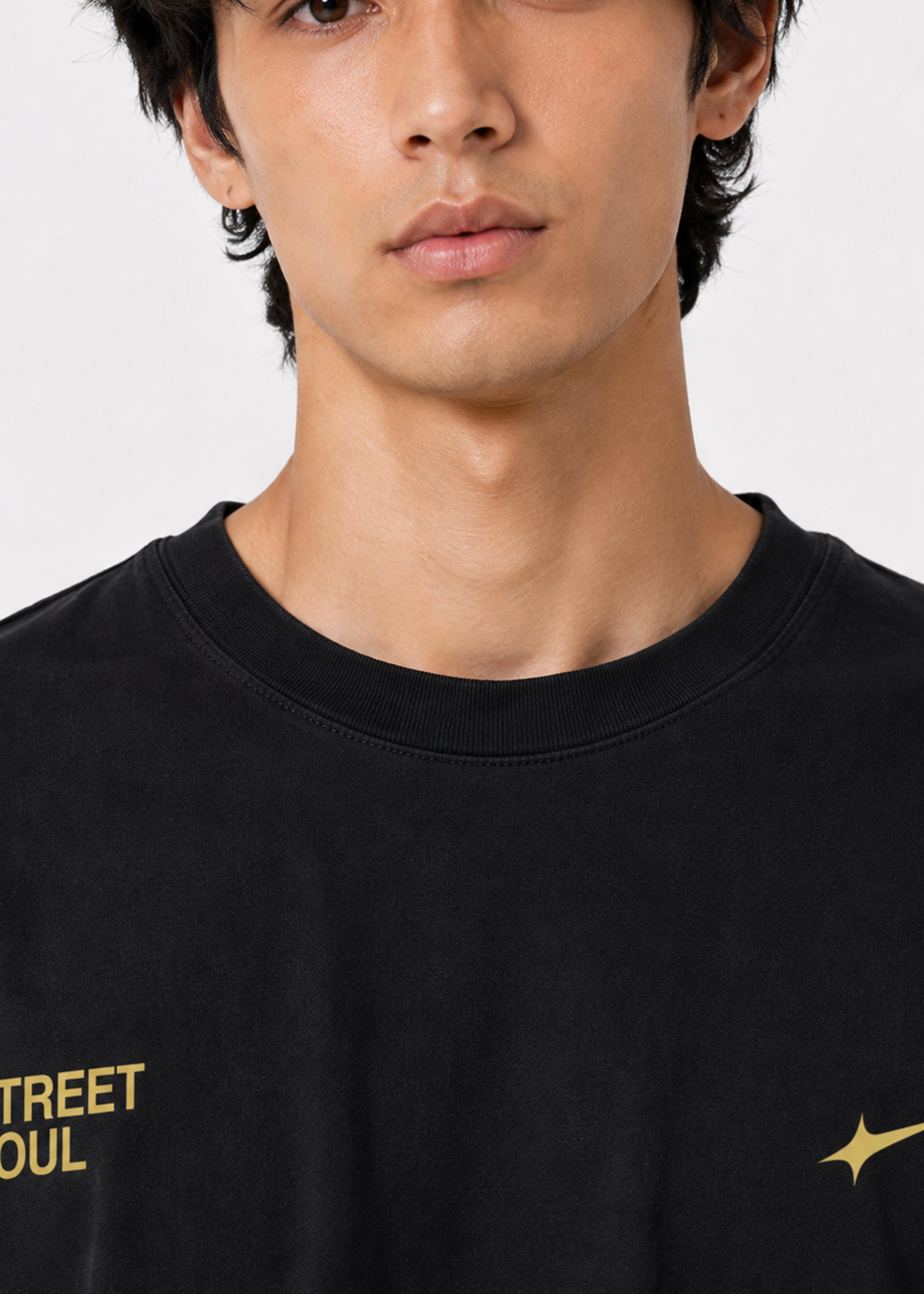 Street Soul Oversized T-Shirt (Black)
