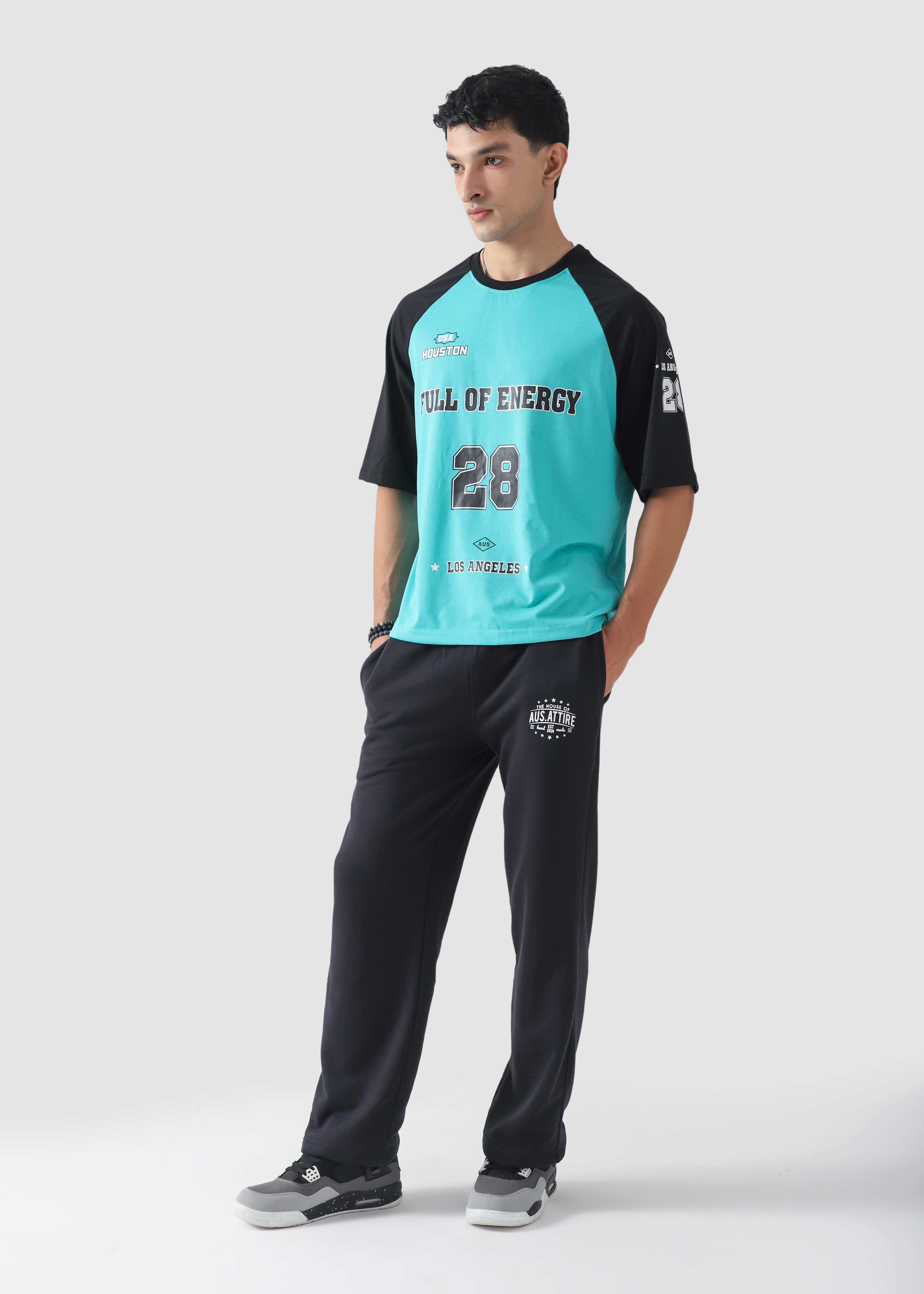 Blue Raglan (Full of Energy)