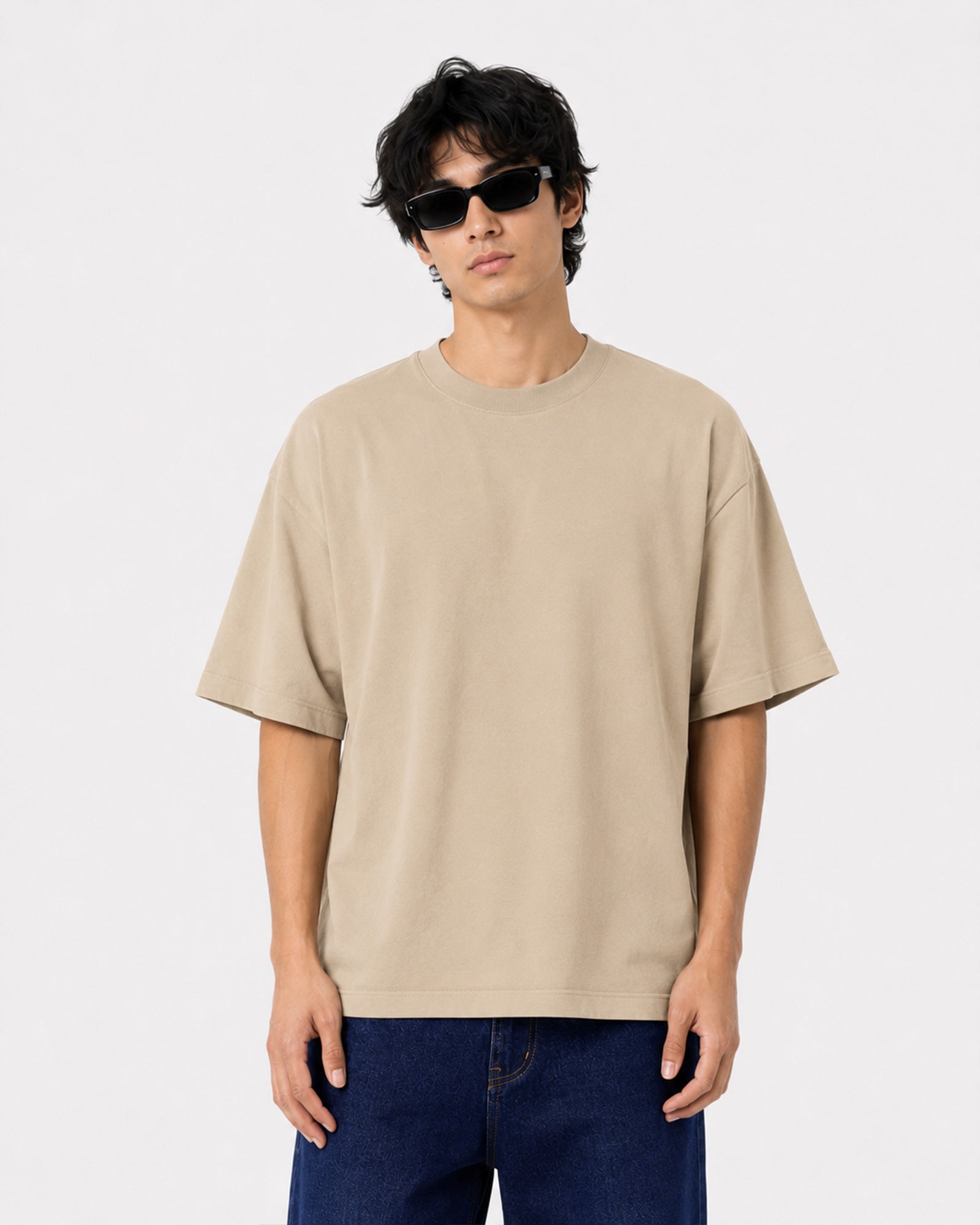 Basic Oversized T-Shirt – Sand