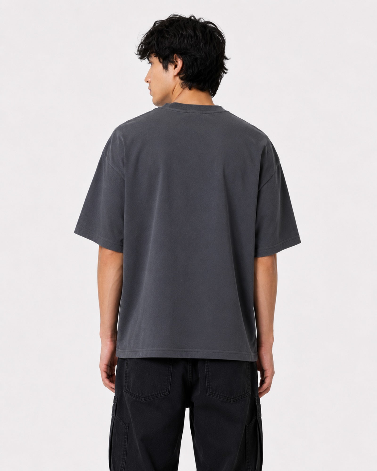 Basic Oversized T-Shirt – Steel Grey