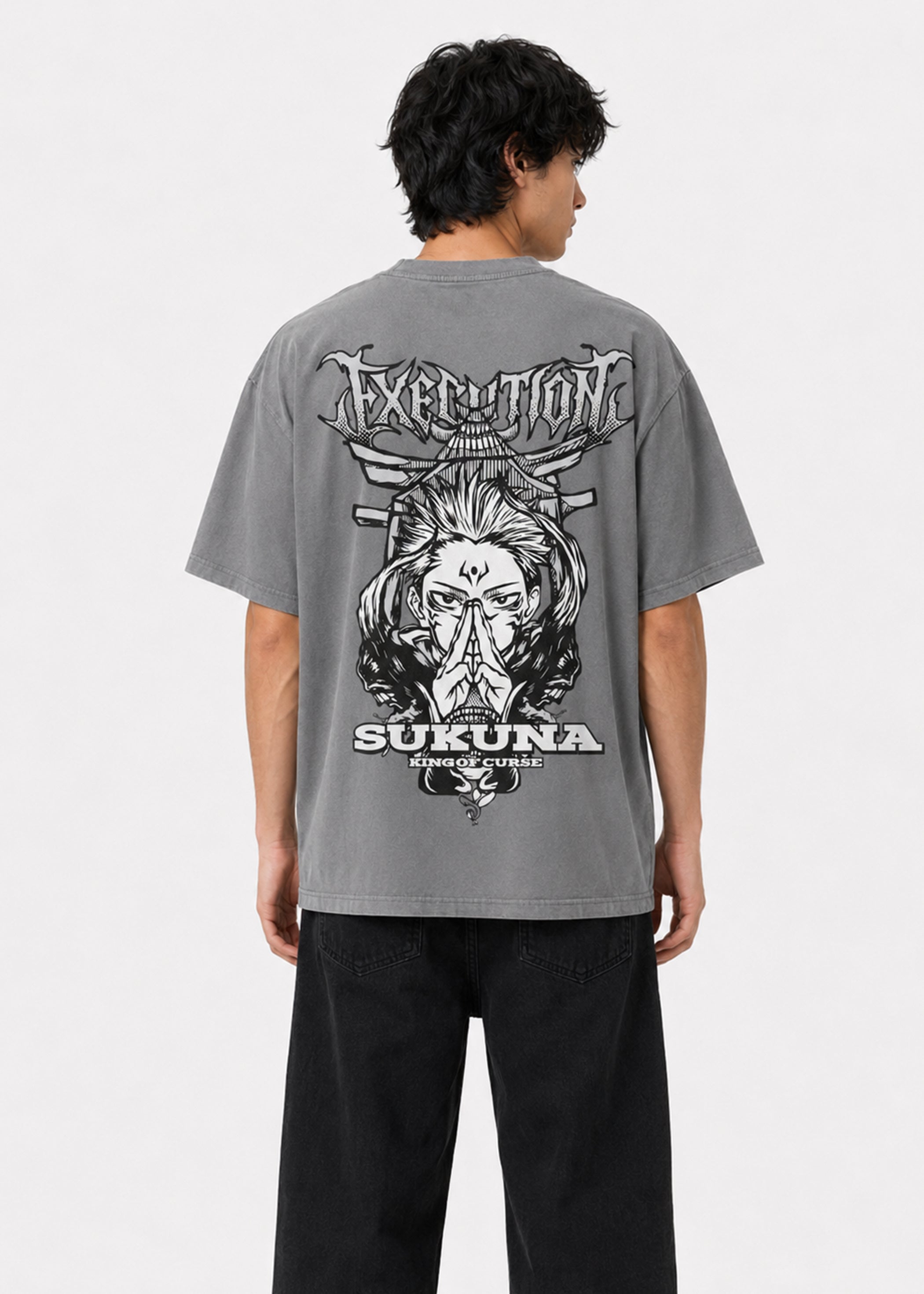 Sukuna Execution Oversized T-Shirt