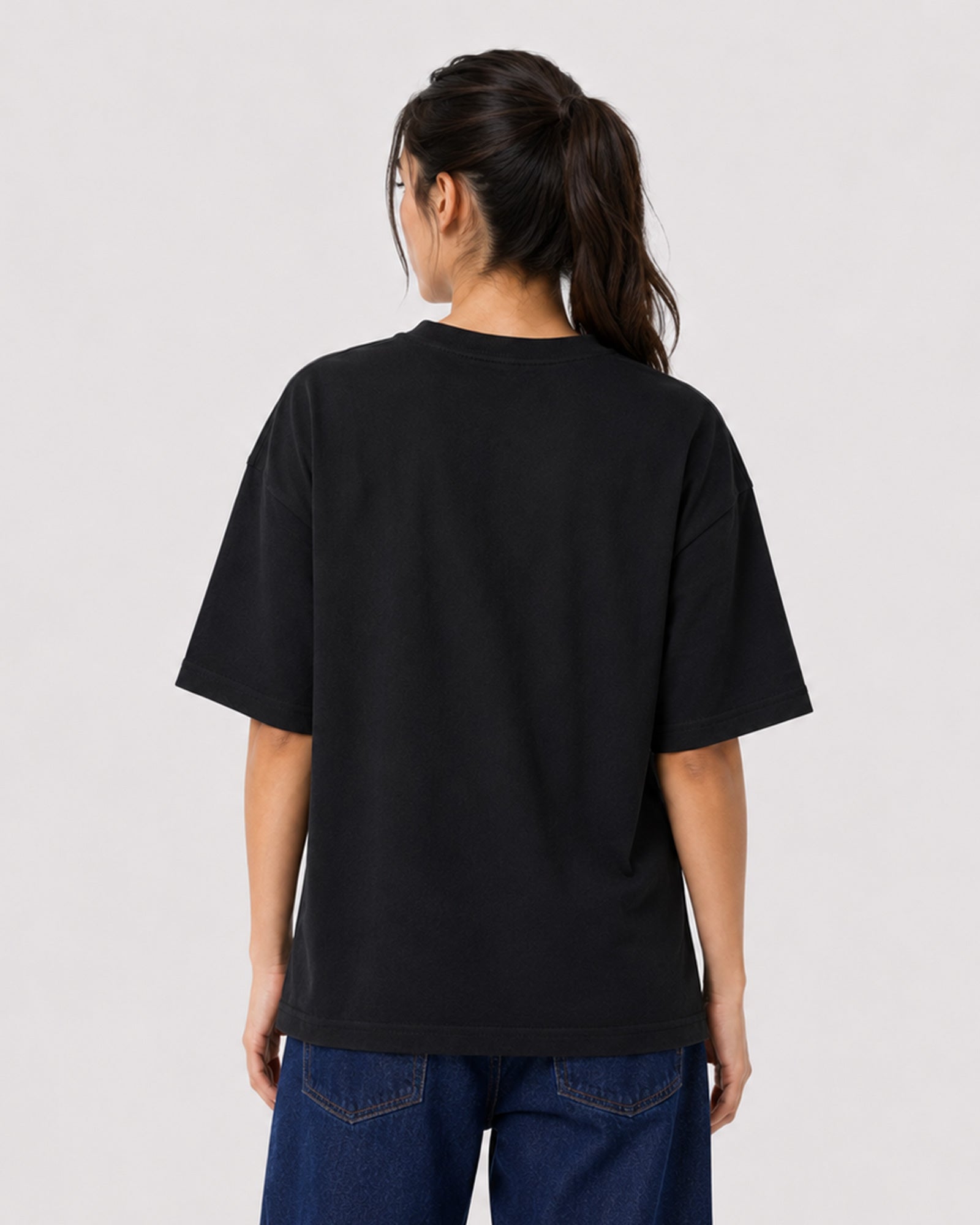 Basic Oversized T-Shirt – Black