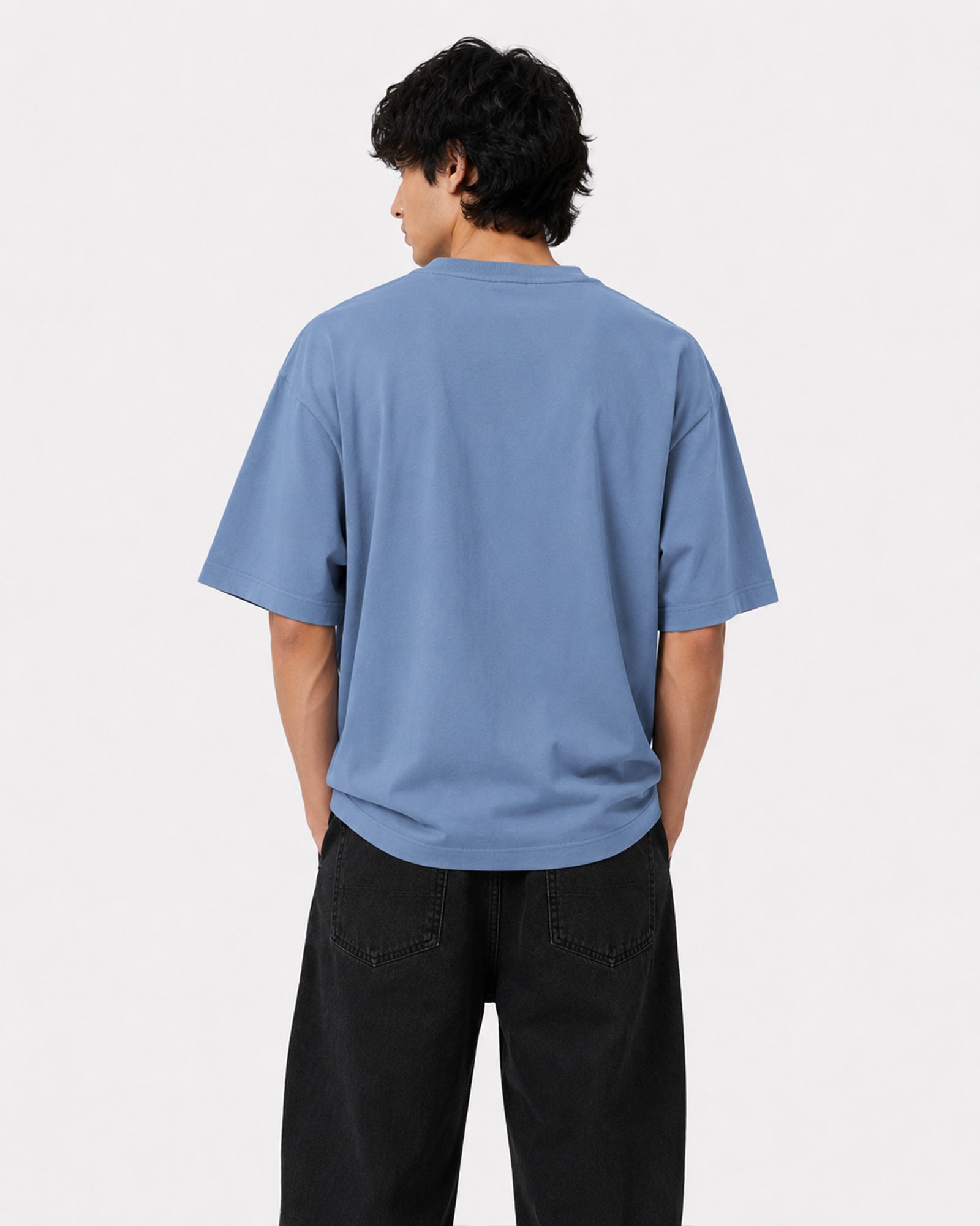 Basic Oversized T-Shirt – Carolina Blue