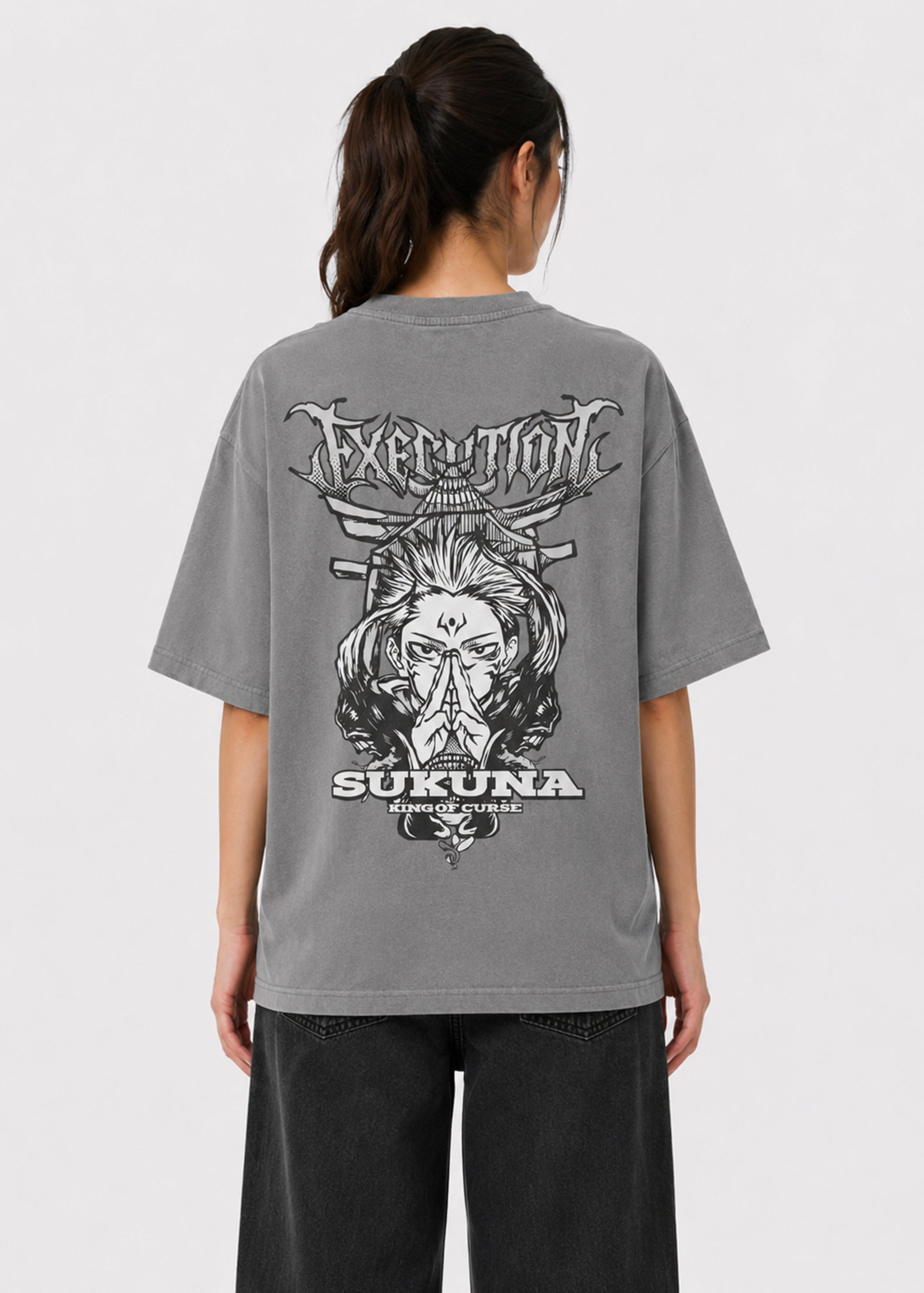 Sukuna Execution Oversized T-Shirt