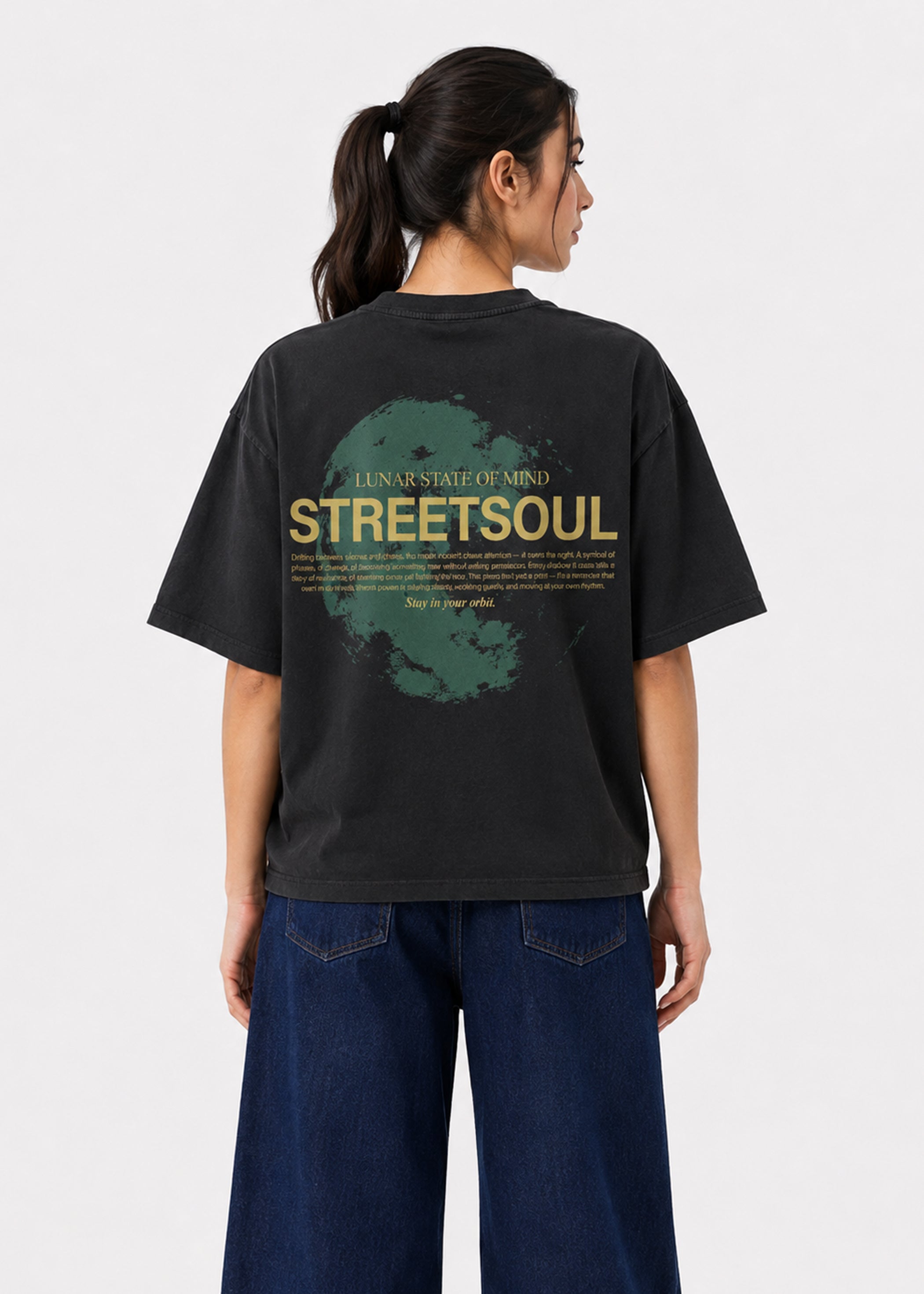 Street Soul Oversized T-Shirt (Black)