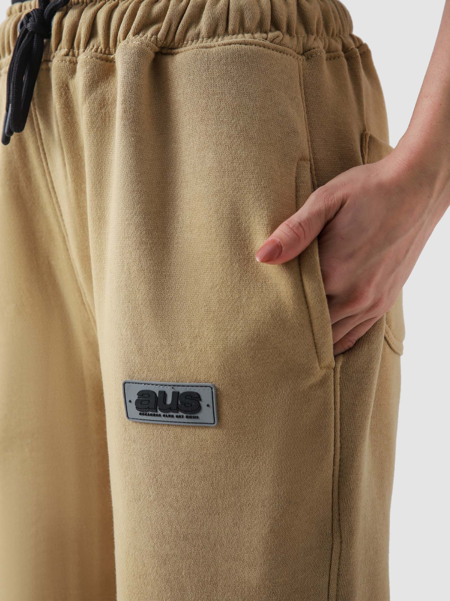 Beige Straight fit Trousers