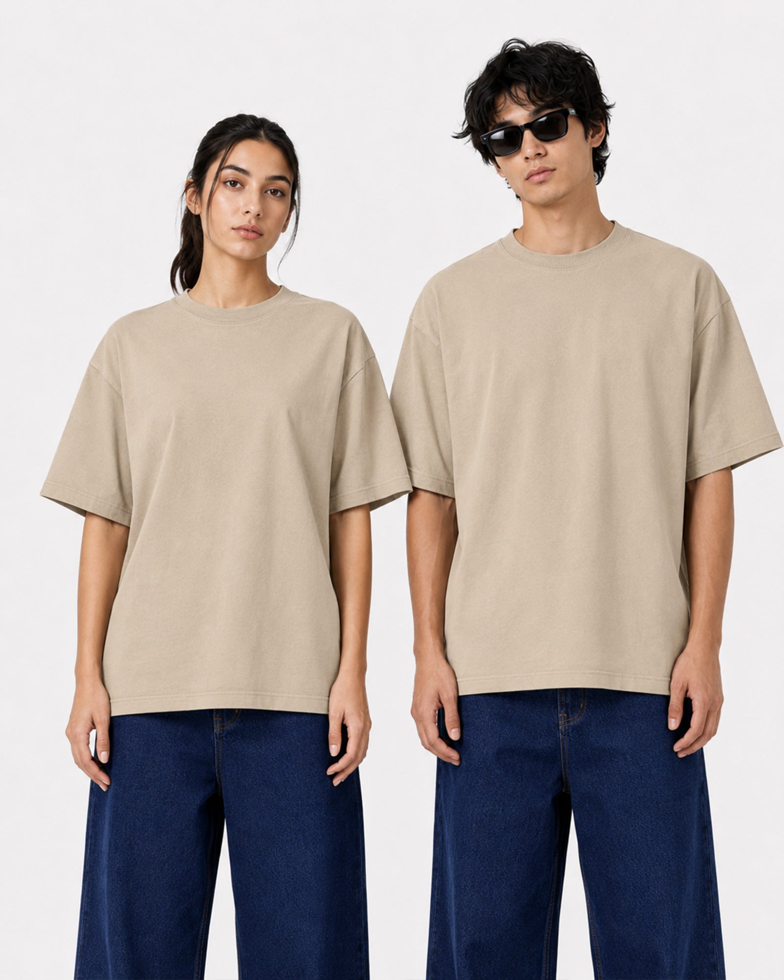 Basic Oversized T-Shirt – Sand