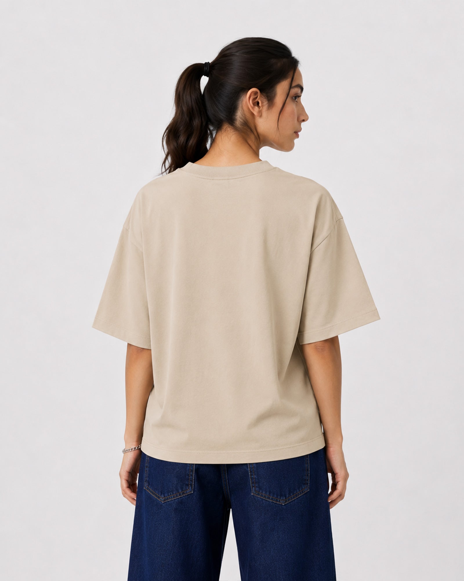 Basic Oversized T-Shirt – Sand