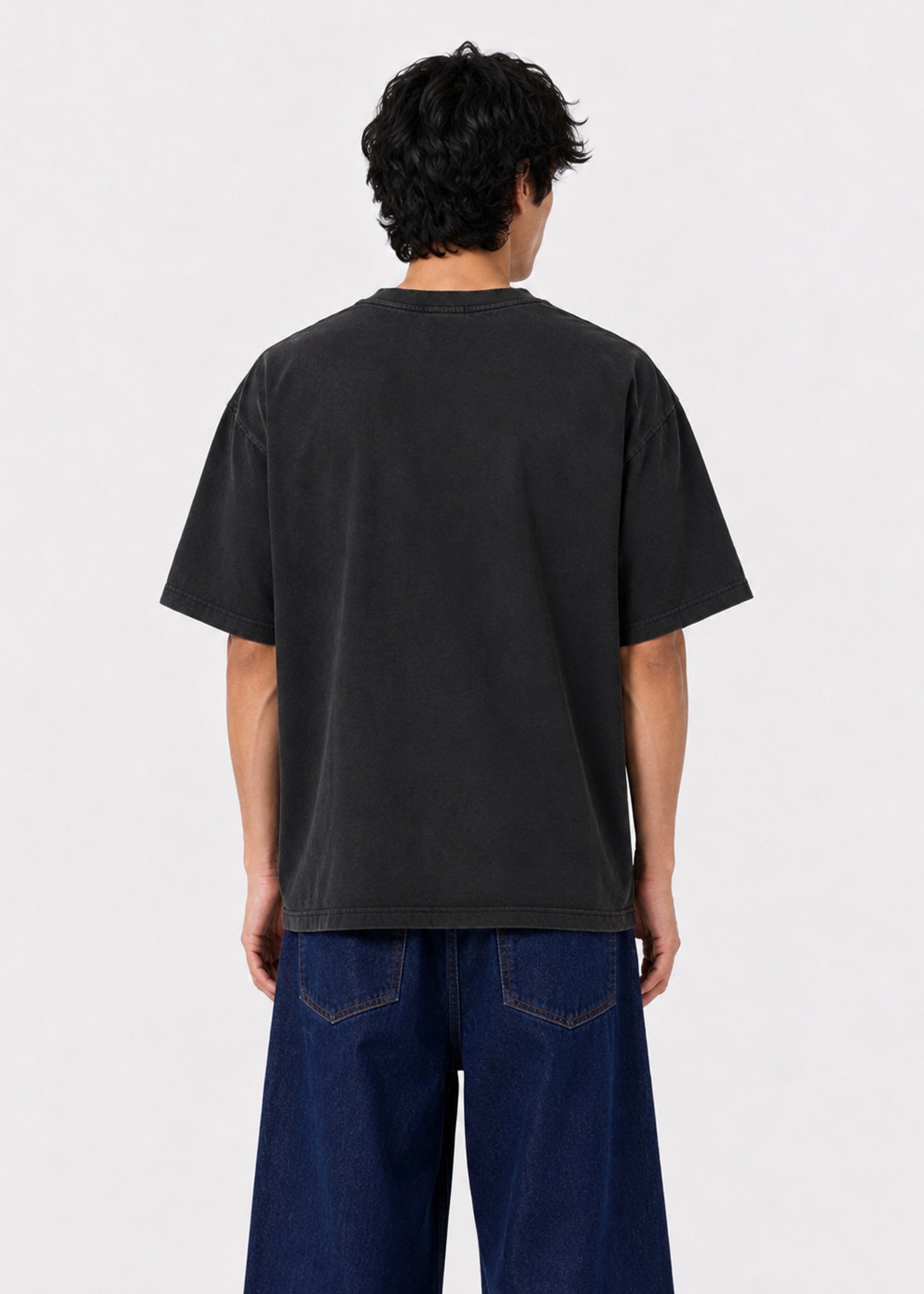 Elegance in Motion Oversized T-Shirt (Black)