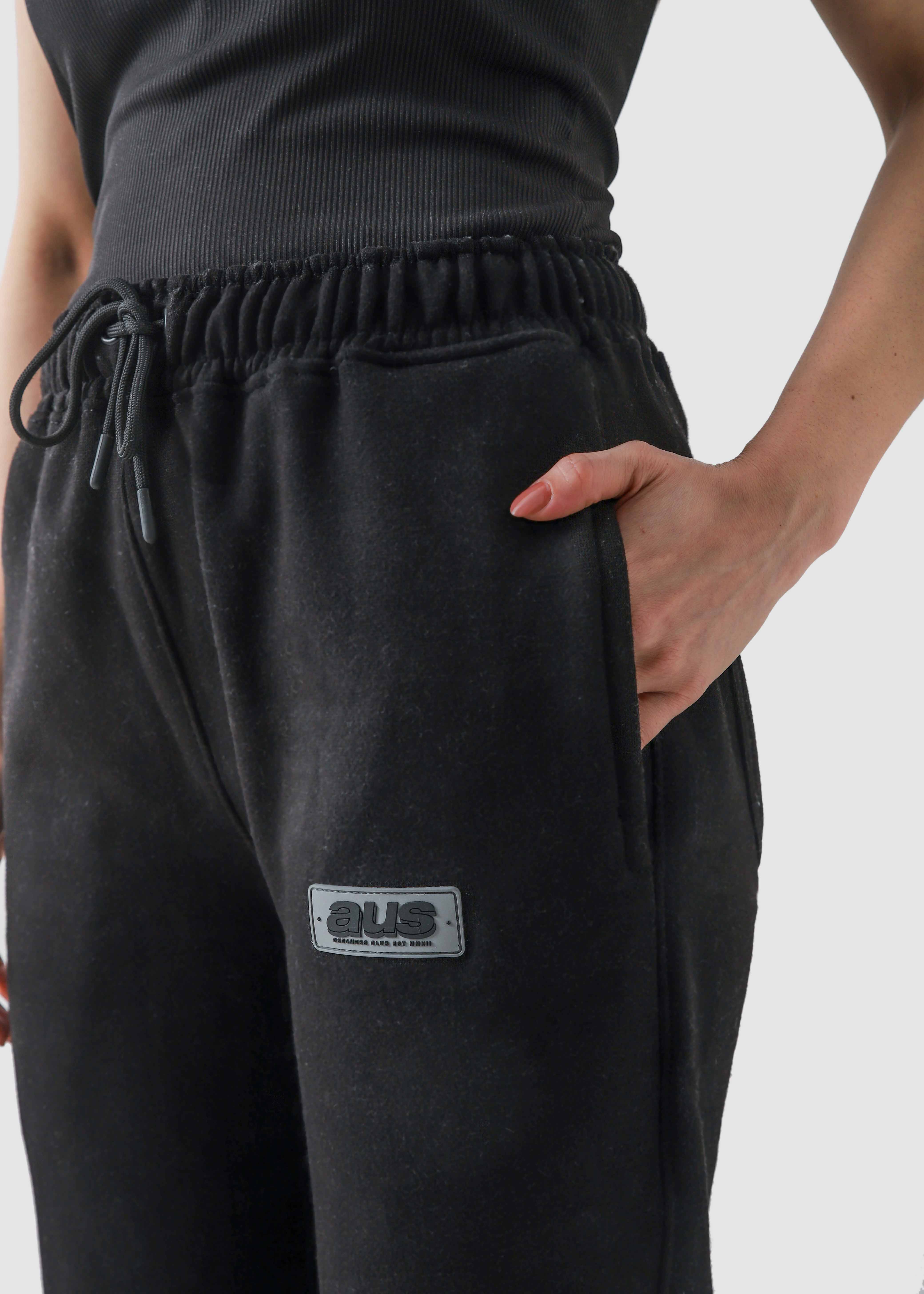 Straight Fit Trouser (Black, WE)