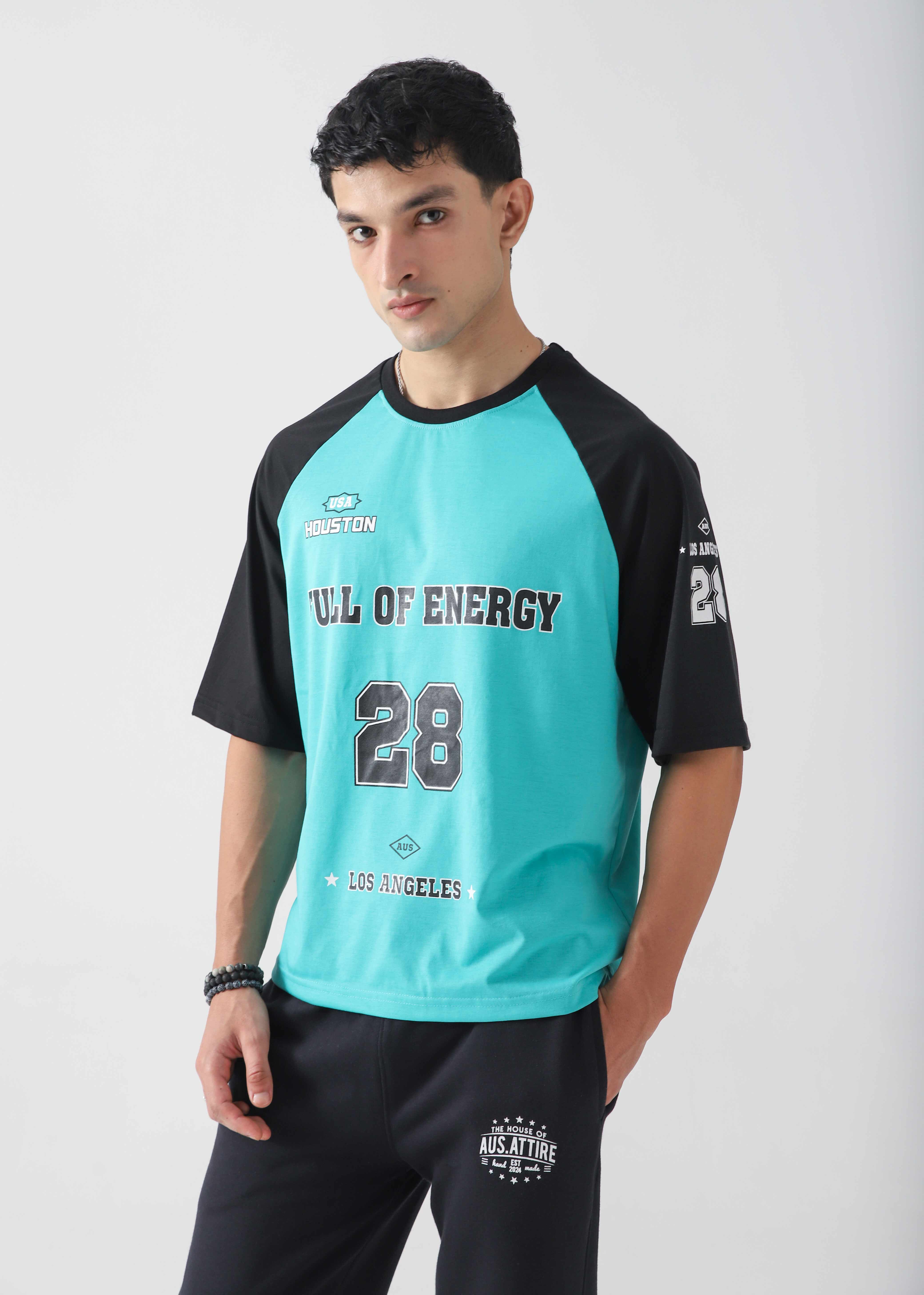 Blue Raglan (Full of Energy)