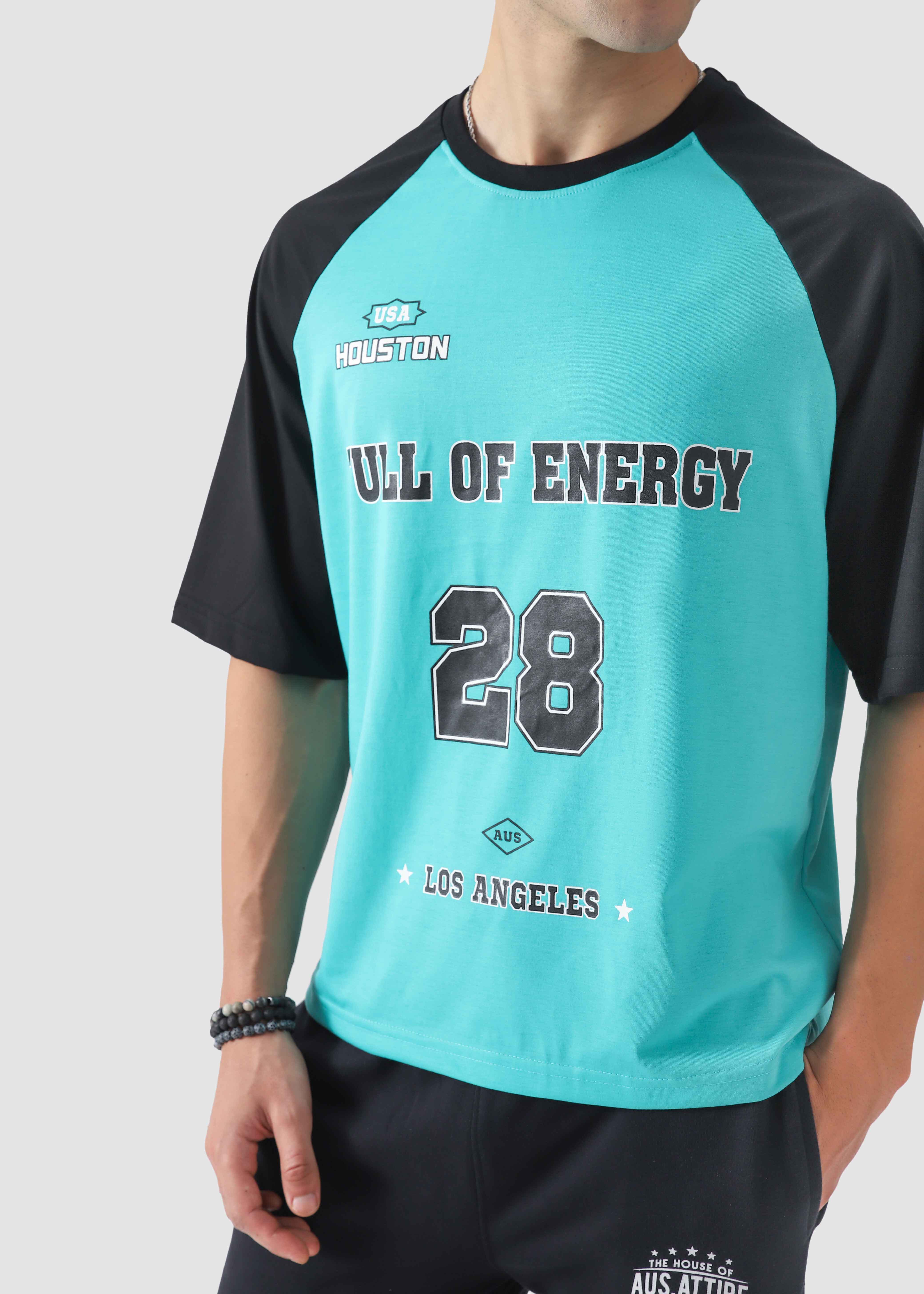 Blue Raglan (Full of Energy)