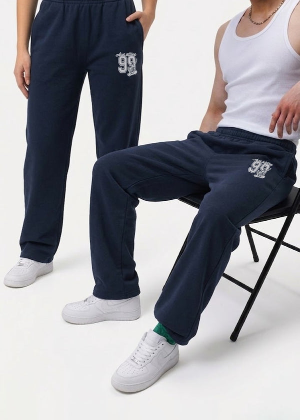 99 Varsity Straight Fit Trouser | Navy Blue